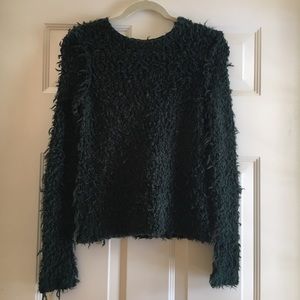 Free People Polar Bear shaggy knit wool sweater